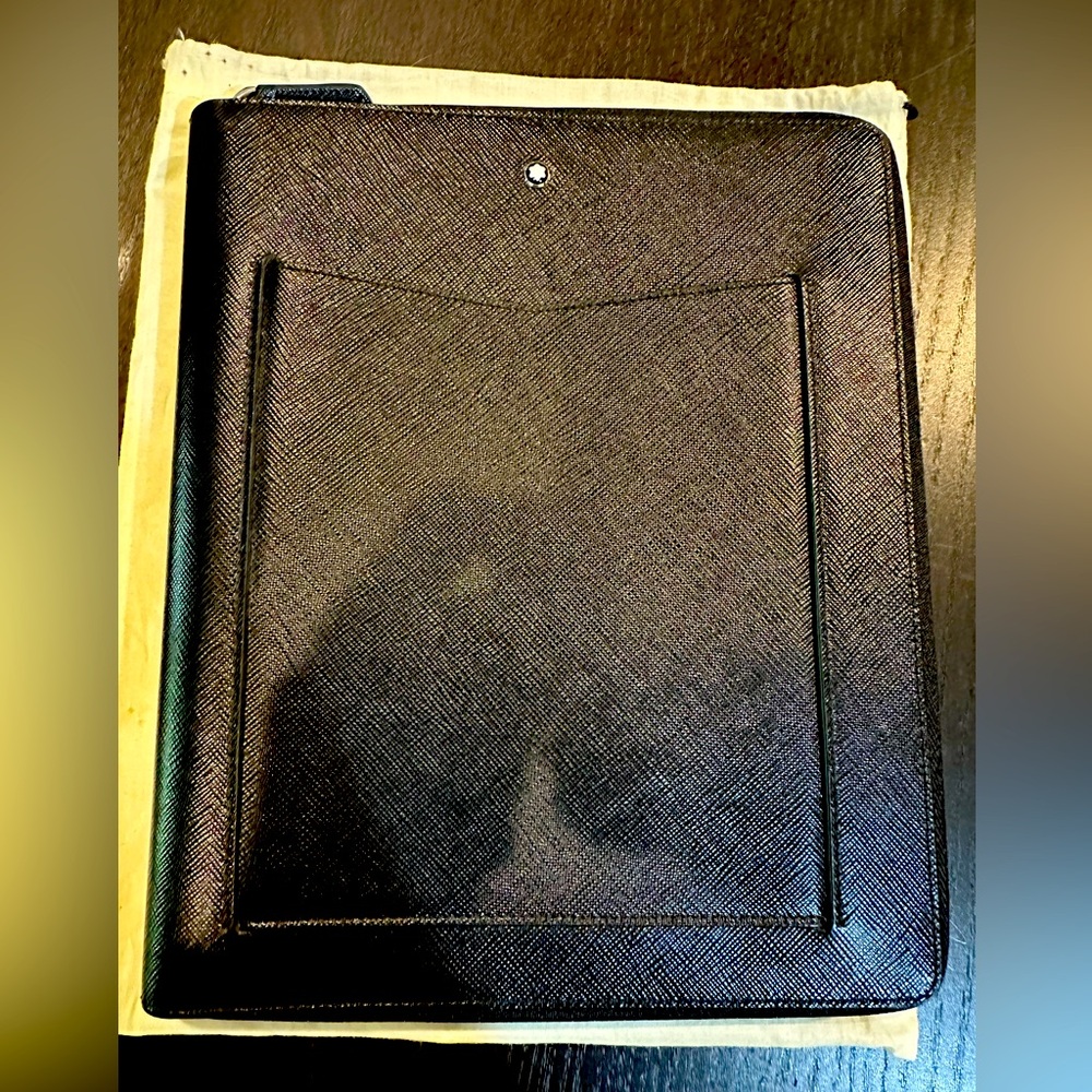 Montblanc notebook holder and pad